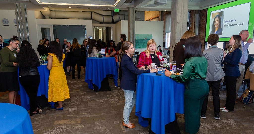 Networking at Scholarship Event