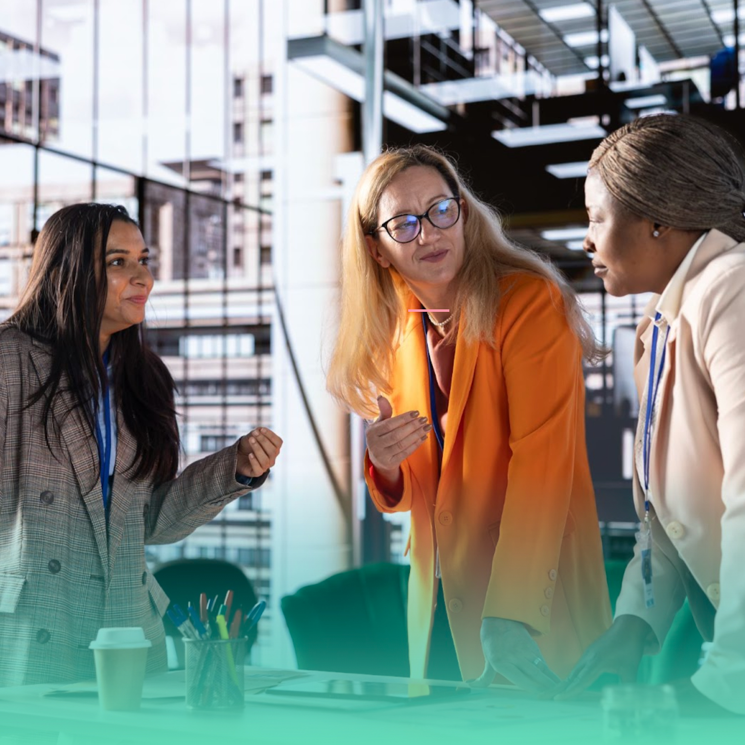 Members eating lunch