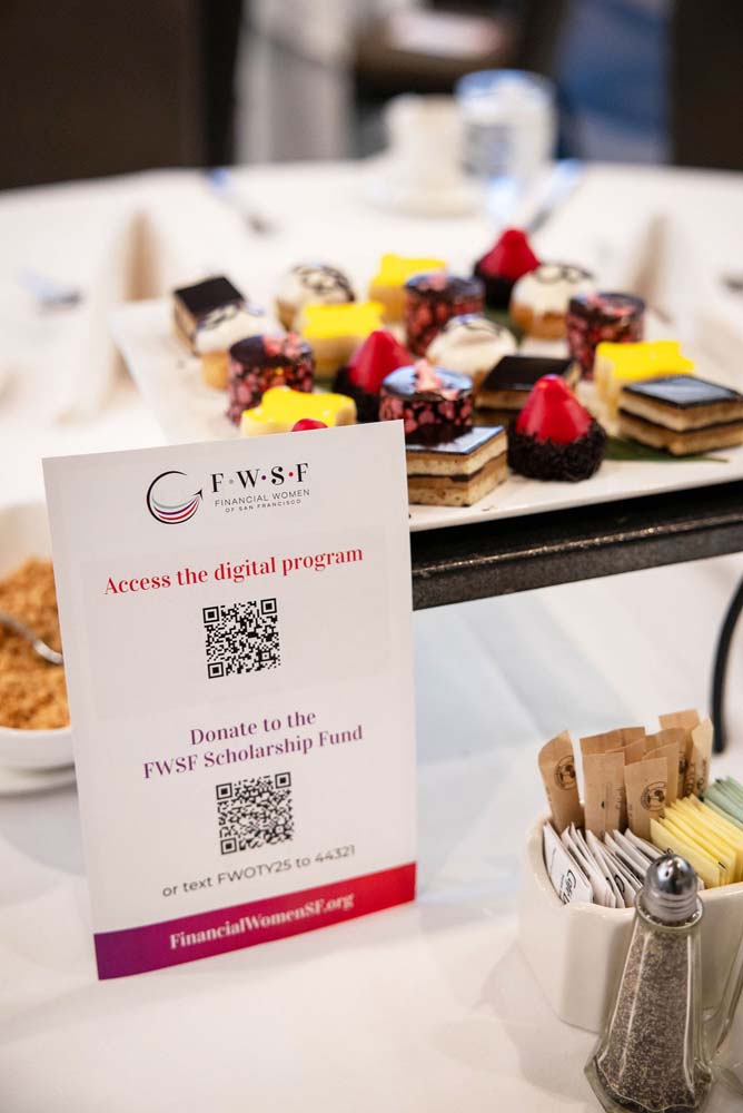 Financial Woman of the Year attendees