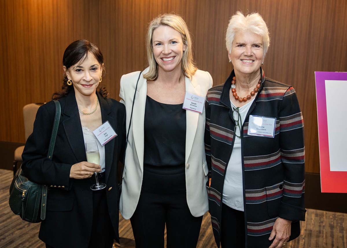 Financial Woman of the Year attendees