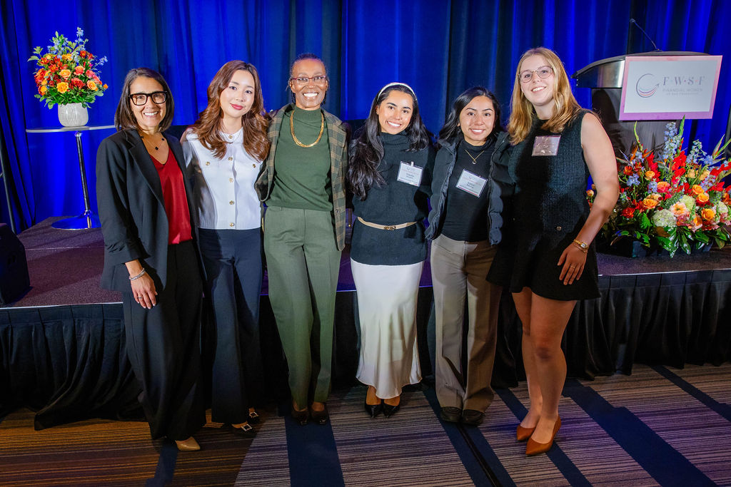 Financial Woman of the Year attendees