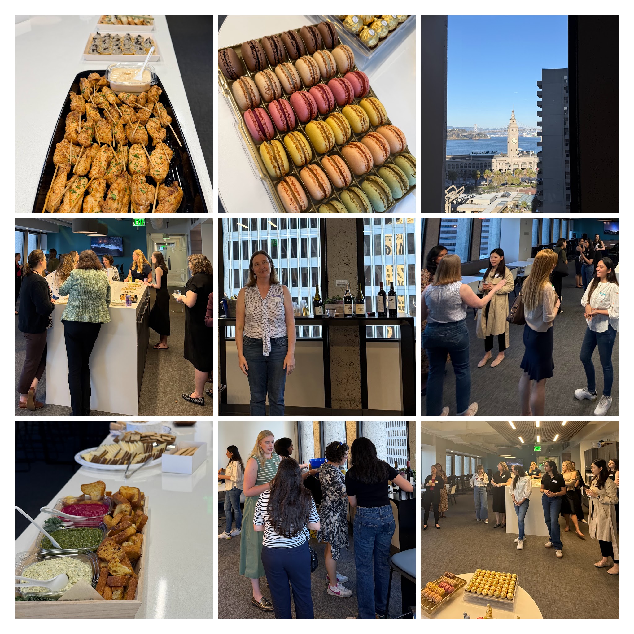 FWSF new member happy hour attendees socialize